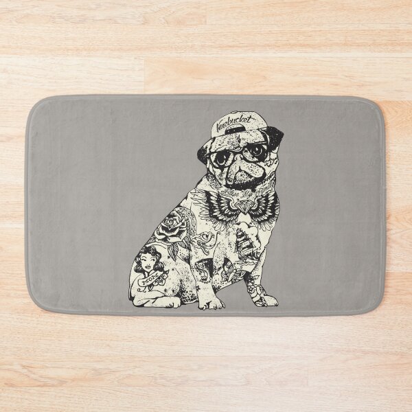Item preview, Pug Tattoo designed and sold by Huebucket.
