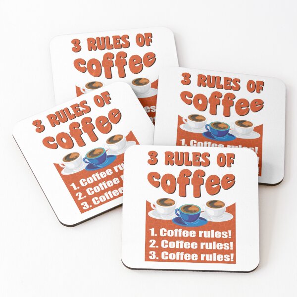 Item preview, Coffee rules designed and sold by Dave Crokaert.