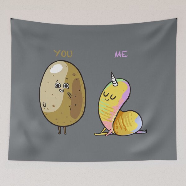 Item preview, Potato Yoga Unicorn designed and sold by Huebucket.