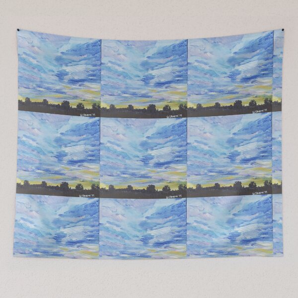 Item preview, Sunset with clouds designed and sold by BobbiShawArts.