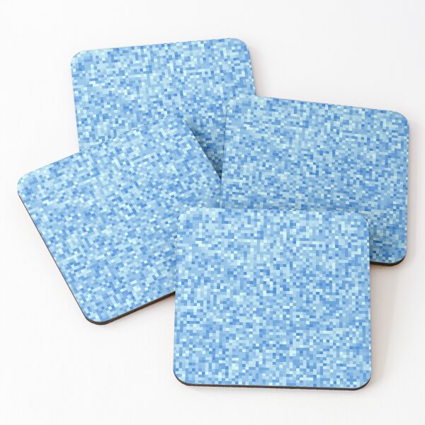Item preview, Blue Pixelated Pattern designed and sold by BiscuitSnack.