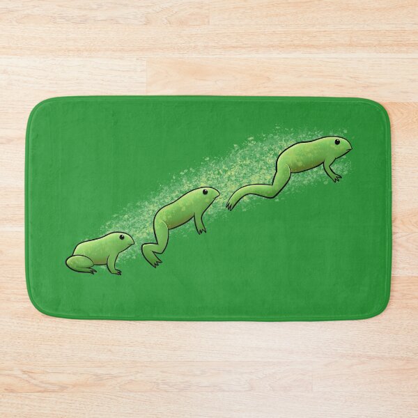 Item preview, Leaping cartoon frog designed and sold by delightedtodraw.