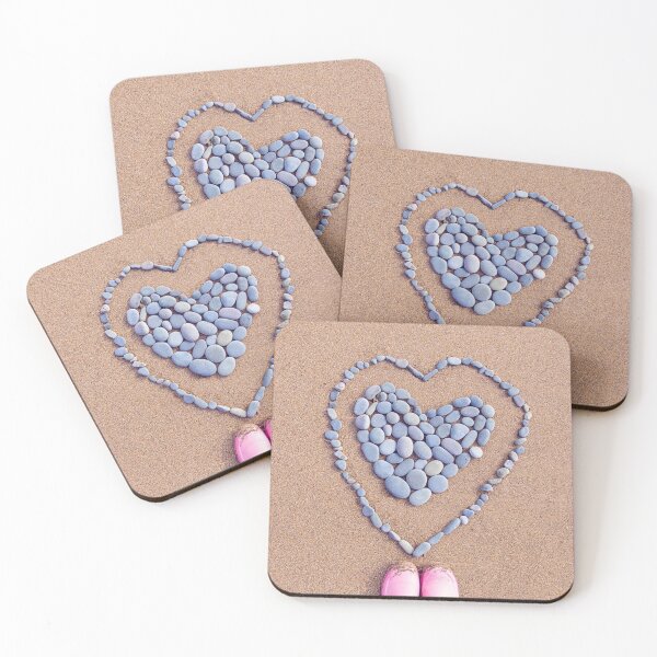 Item preview, Pebble heart art designed and sold by Zoe Power.