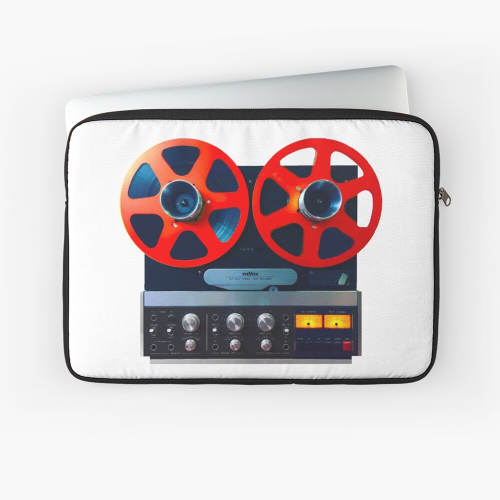 Vintage reel to reel tape recorder Laptop Sleeve for Sale by