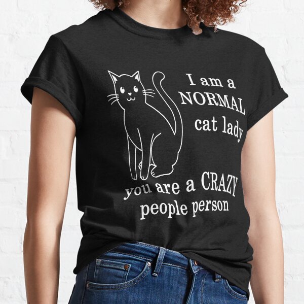 cat lady tee shirts