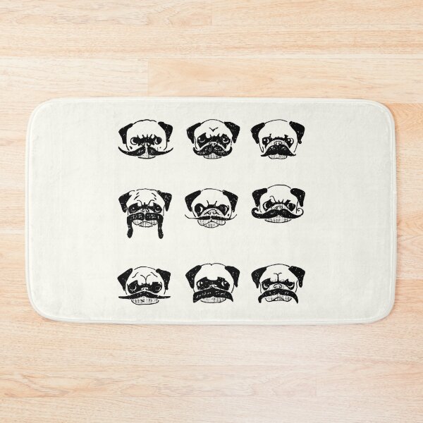 Item preview, Moustaches of The Pug designed and sold by Huebucket.