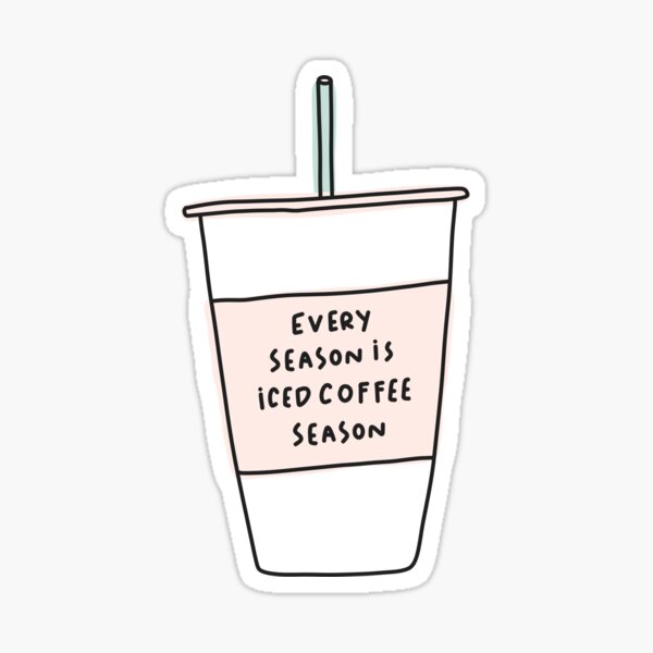 CarleyDesignsCo BRB Getting Iced Coffee Acrylic Keychain - Aesthetic, Car Keys, Gift Idea, Pink, Iced Coffee Queen, Present