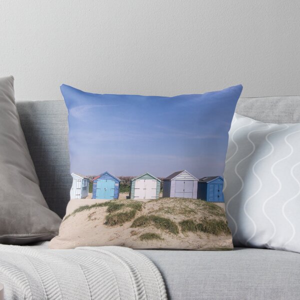 Item preview, Beach hut blues at West Wittering beach, Sussex, England designed and sold by Zoe Power.