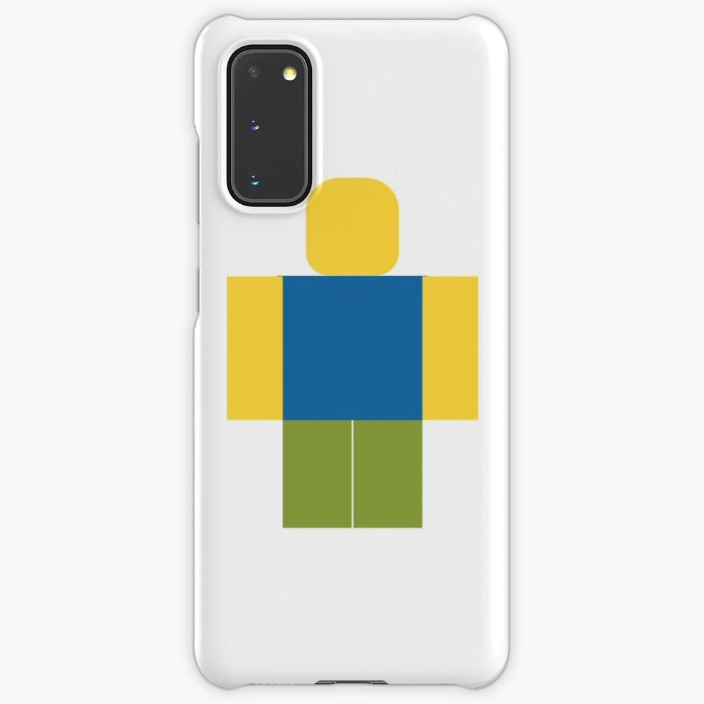 Roblox Minimal Noob Case Skin For Samsung Galaxy By Jenr8d Designs Redbubble - roblox how to get noob skin