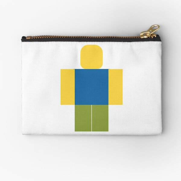 Roblox Minimal Noob Zipper Pouch By Jenr8d Designs Redbubble - roblox dance your blox off modern faded