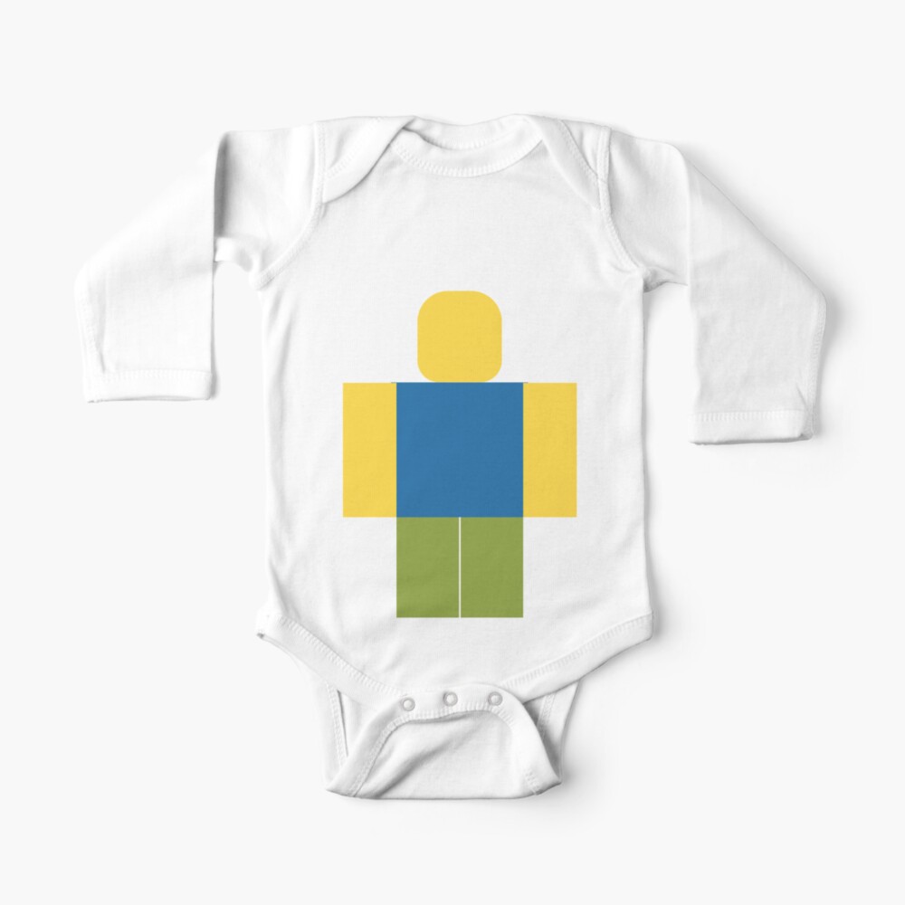 Roblox Minimal Noob Baby One Piece By Jenr8d Designs Redbubble