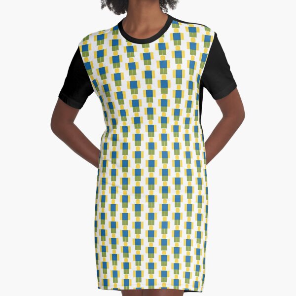 Roblox Minimal Noob T Pose Graphic T Shirt Dress By Jenr8d Designs Redbubble - roblox noob clothing