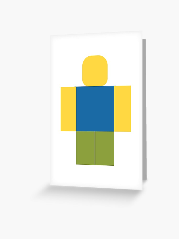 Tarjetas De Felicitacion Roblox Minimal Noob De Jenr8d Designs - tarjetas de roblox 2020 junio