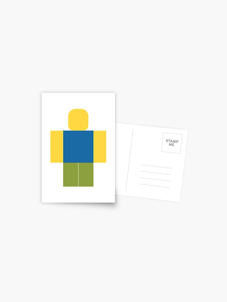 Roblox Minimal Noob Postcard By Jenr8d Designs Redbubble - roblox minimal noob kids t shirt by jenr8d designs redbubble