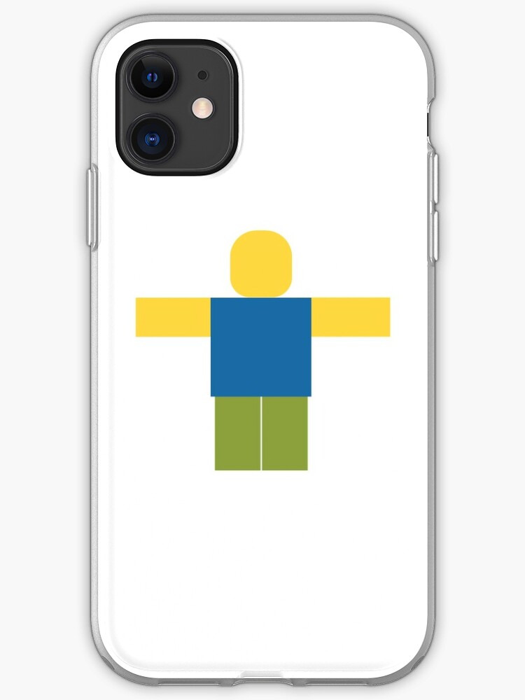 Roblox Minimal Noob T Pose Iphone Case Cover By Jenr8d Designs - roblox iphone cases covers redbubble