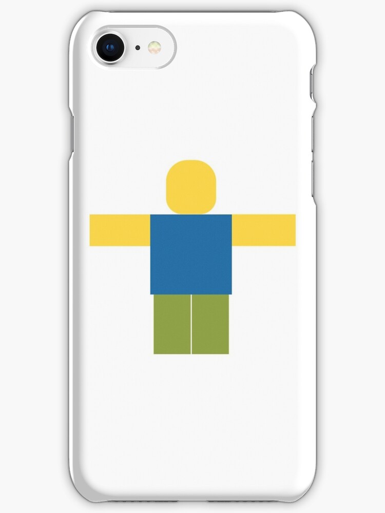 Roblox Minimal Noob T Pose Iphone Case Cover By Jenr8d Designs Redbubble - comm flag roblox