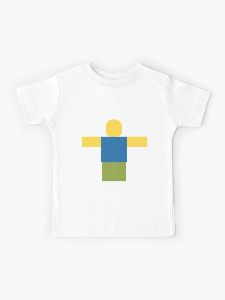 Roblox Minimal Noob T Pose Kids T Shirt By Jenr8d Designs Redbubble - yokai roblox pet simulator t shirt roblox free