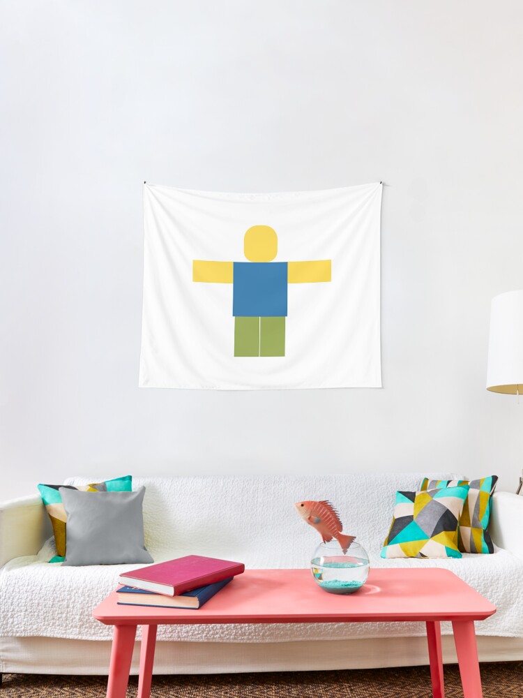 Roblox Minimal Noob T Pose Tapestry By Jenr8d Designs Redbubble - t pose simulator roblox