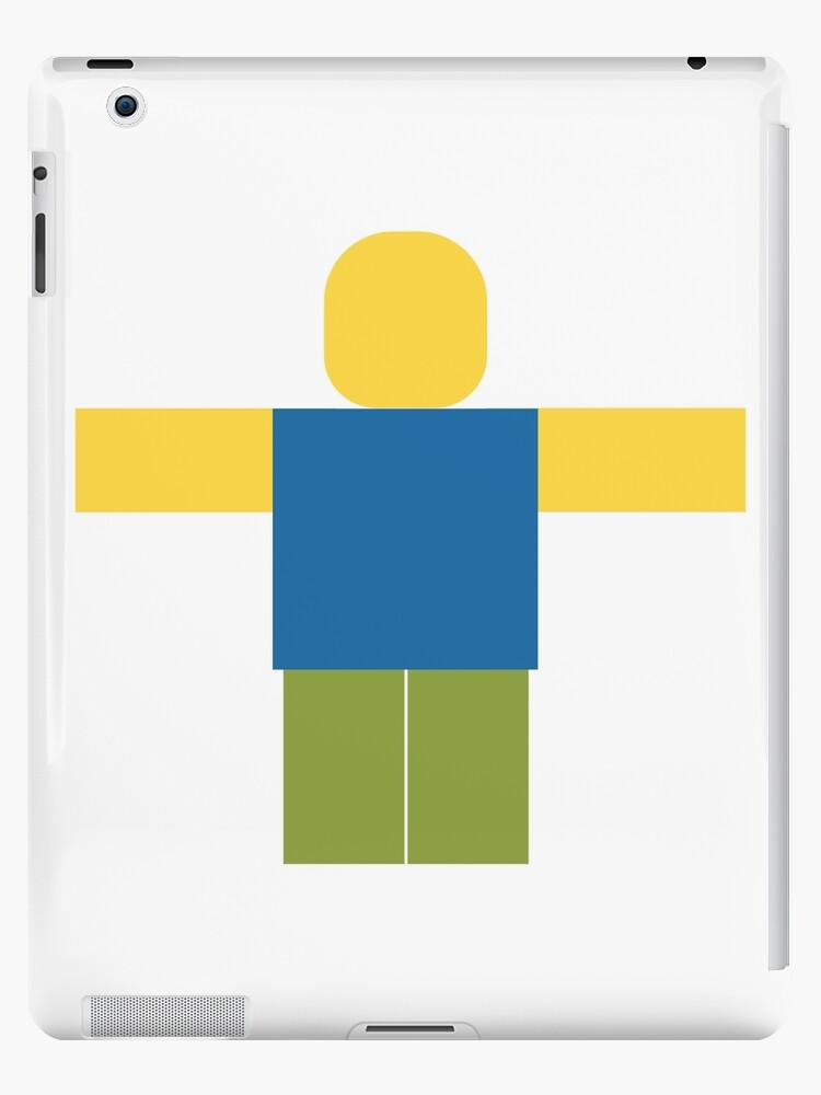 Roblox Minimal Noob T Pose Ipad Case Skin By Jenr8d Designs Redbubble - how to become a noob in robloxphone edition 2017 july