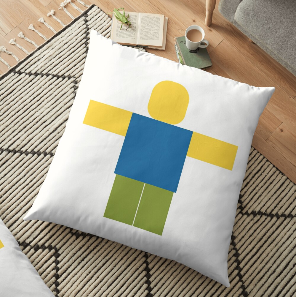 Roblox Noob T Poze Throw Pillow By Smoothnoob