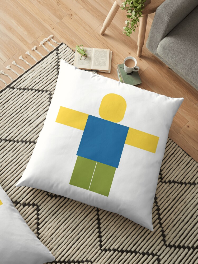 Roblox Minimal Noob T Pose Floor Pillow By Jenr8d Designs Redbubble - roblox noob heads tapestry by jenr8d designs redbubble