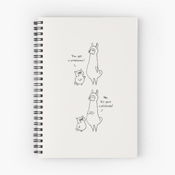 Item preview, Cattitude ProbLlama designed and sold by Huebucket.