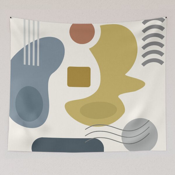 Item preview, Mid Century Modern Geometric 2 #redbubble #stickers #posters #artprint designed and sold by hakobyans.