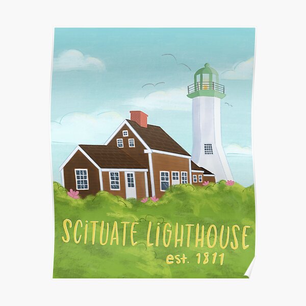 Scituate Lighthouse Poster