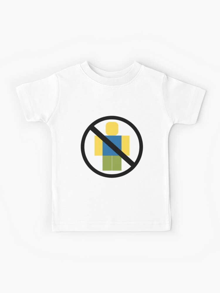 Roblox Keep Out Noobs Kids T Shirt By Jenr8d Designs Redbubble - the noob clothing roblox