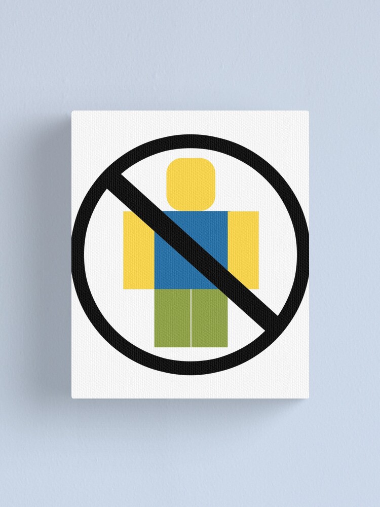 Roblox Keep Out Noobs Canvas Print By Jenr8d Designs Redbubble - roblox feed me giant noob canvas print by jenr8d designs redbubble