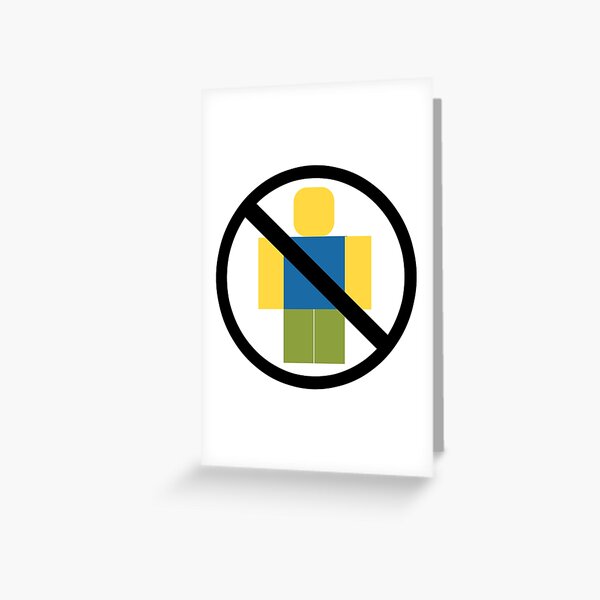 Roblox Noob Greeting Cards Redbubble - roblox noob meme greeting card by raynana redbubble