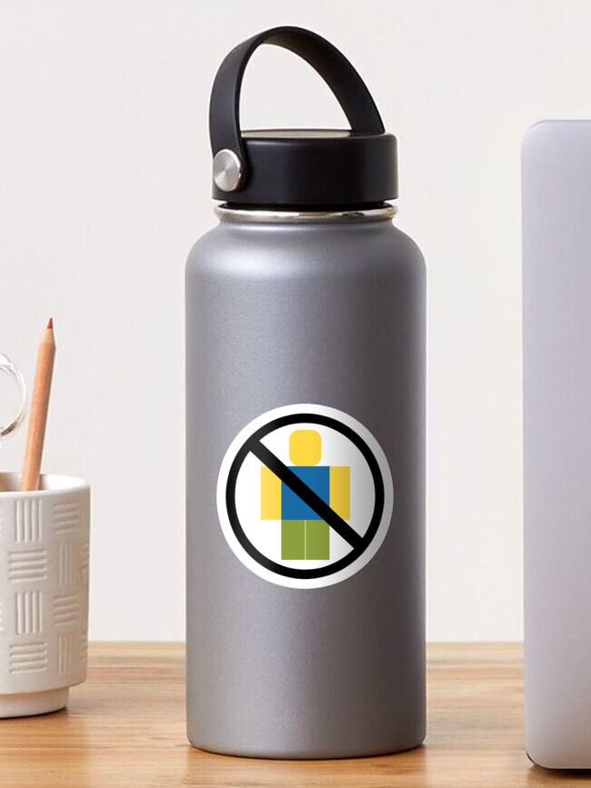 Roblox Keep Out Noobs Sticker By Jenr8d Designs Redbubble - roblox keep out noobs water bottle by jenr8d designs