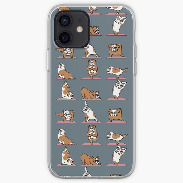 English Bulldog Yoga iPhone Soft Case