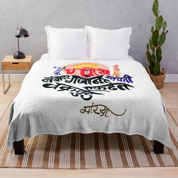 Item preview, lord Ganesha typography poster || lord Ganesha painting designed and sold by KARTICK DUTTA.