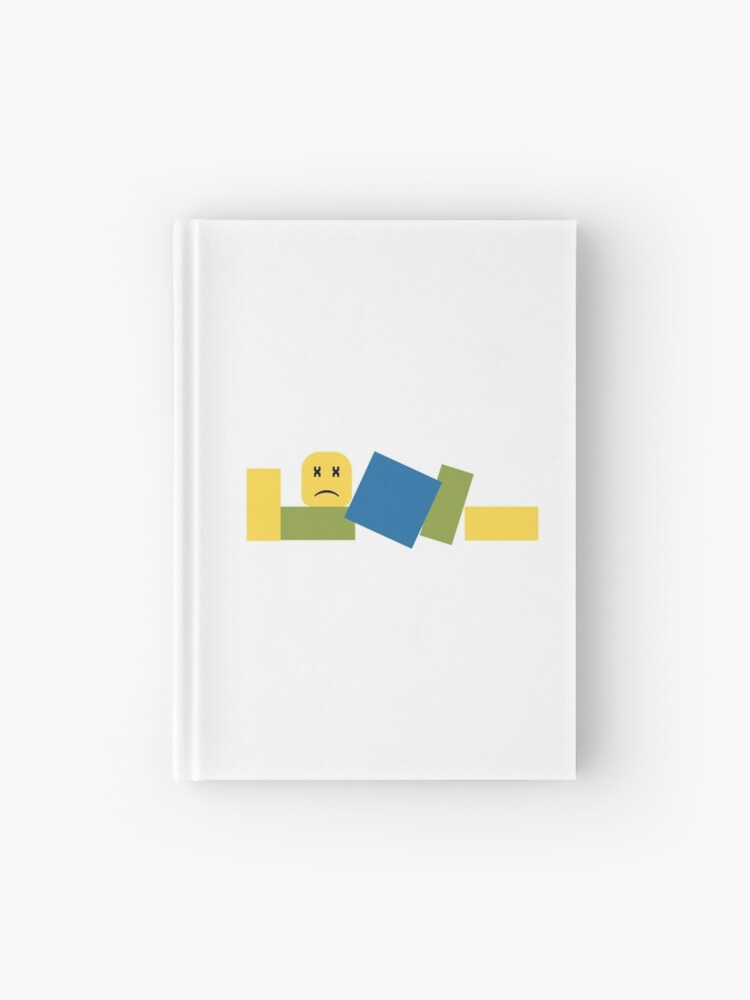 Roblox Broken Noob Hardcover Journal By Jenr8d Designs Redbubble - roblox wanted noob