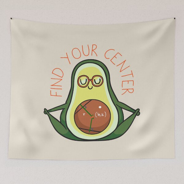 Item preview,  Find Your Center Avocado Yoga designed and sold by Huebucket.