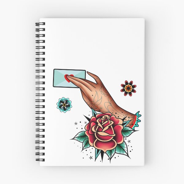 Item preview, traditional old school tattoo hand designed and sold by Adamova.