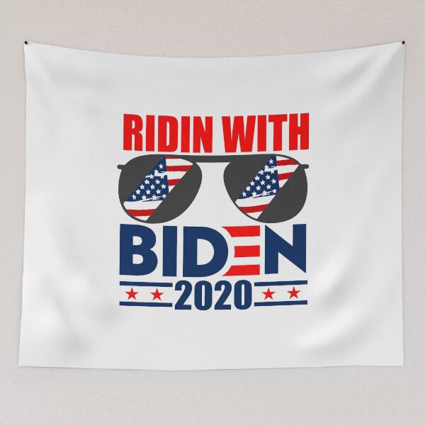 Item preview, RIDIN WITH BIDEN 2020 Funny joe political patriotic campaign designed and sold by hadleydesigns.