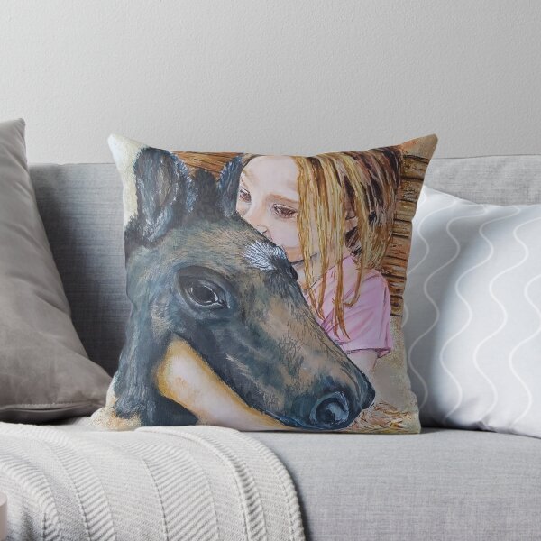 Country Girl Throw Pillow