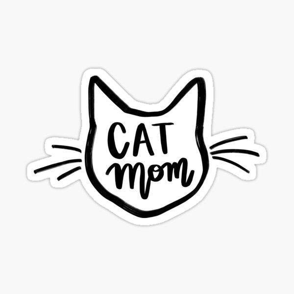 Cat Mom  Sticker