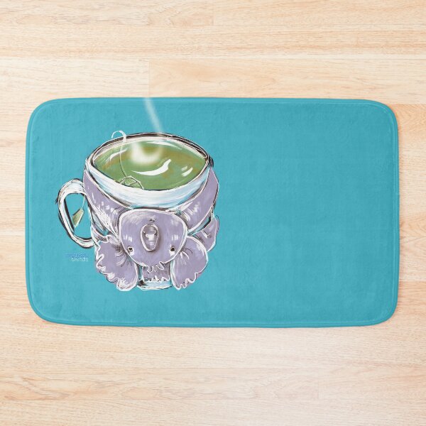 Item preview, BLUE 'Koala Tea' by Stringer Things (Hannah Stringer) designed and sold by stringerthings.