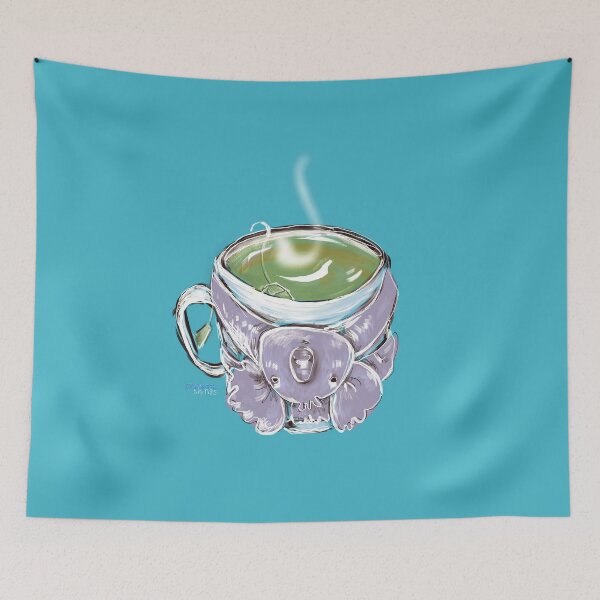 Item preview, BLUE 'Koala Tea' by Stringer Things (Hannah Stringer) designed and sold by stringerthings.
