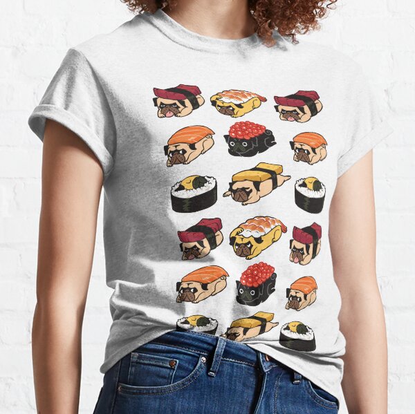 Item preview, Sushi Pug designed and sold by Huebucket.