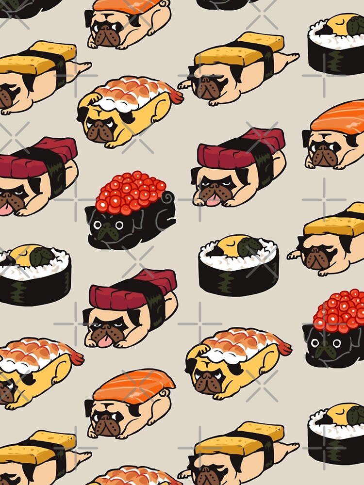 Sushi Pug by Huebucket