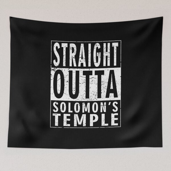 Artikelvorschau, Freimaurer Straight Outta Solomon's Temple Masonic entworfen und verkauft von MasterMasonMade.