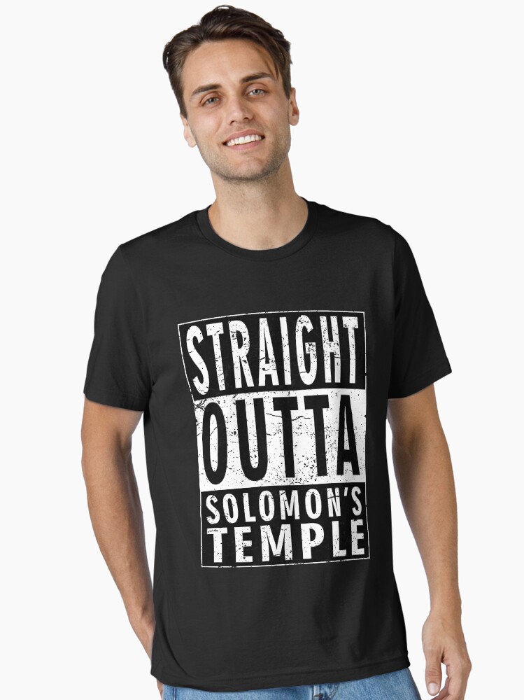 Masonic Shirt Straight Outta Solomon's Temple Masonic Shirt Straight Outta Solomon's Temple