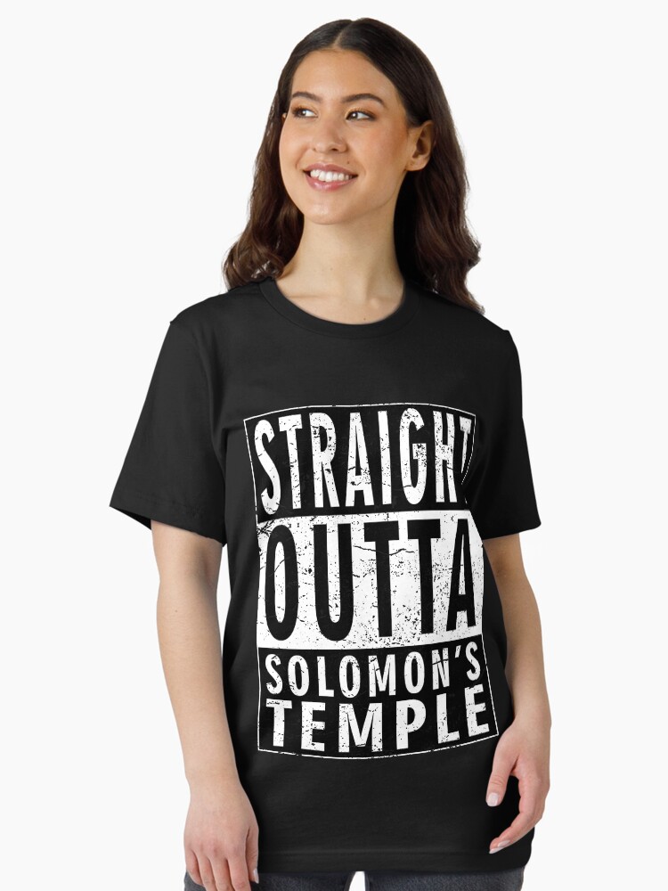 Masonic Shirt Straight Outta Solomon's Temple Masonic Shirt Straight Outta Solomon's Temple
