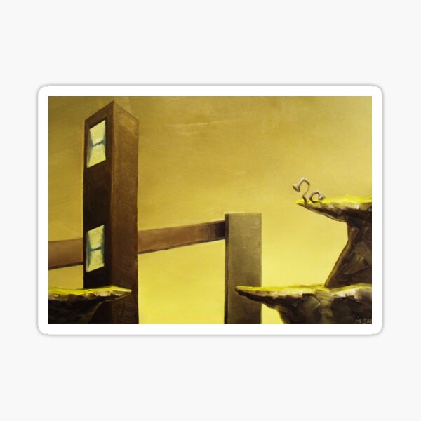 A View of Limbo City 2 Sticker