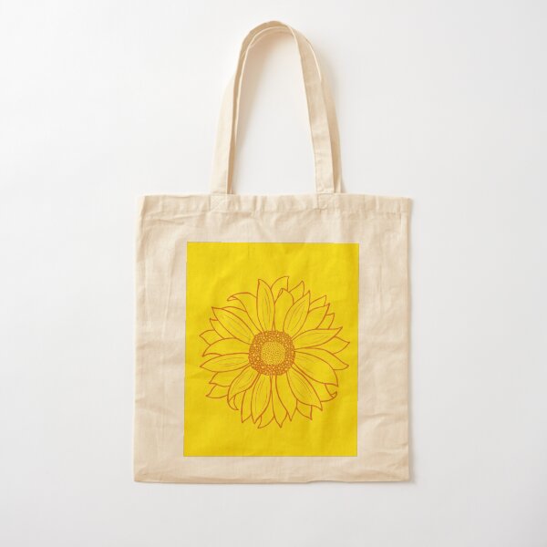 Sunflower Cotton Tote Bag