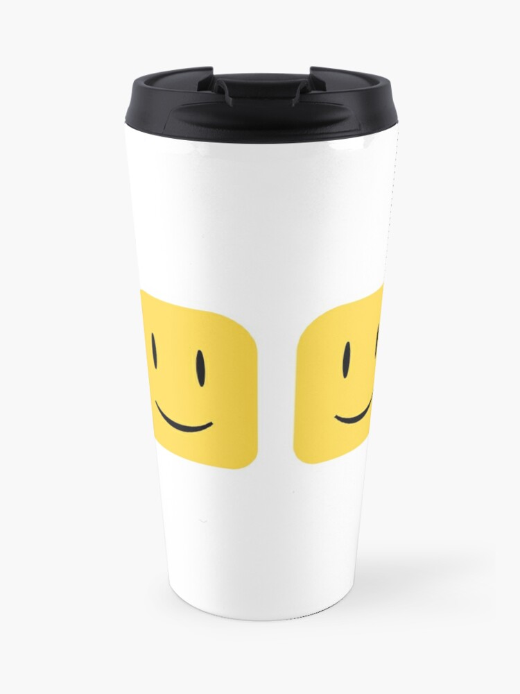 Roblox Noob Heads Travel Mug By Jenr8d Designs Redbubble - roblox noob heads tapestry by jenr8d designs redbubble